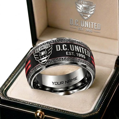 D.C. United MLS Personalized Ring Gift