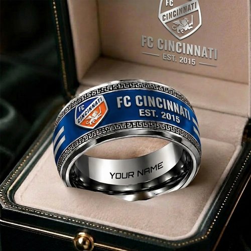 FC Cincinnati MLS Personalized Ring Gift