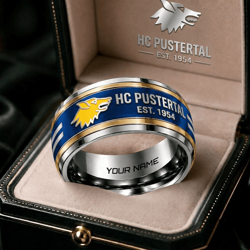 HC Pustertal Wölfe ICEHL Personalized Ring Gift