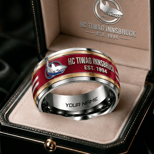 HC TIWAG Innsbruck ICEHL Personalized Ring Gift