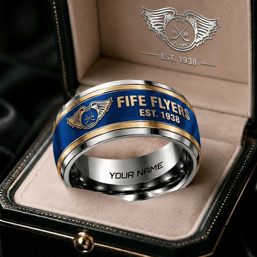 Fife Flyers EIHL Personalized Ring Gift