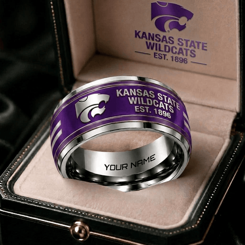 Kansas State Wildcats NCAA Personalized Ring Gift Style 2