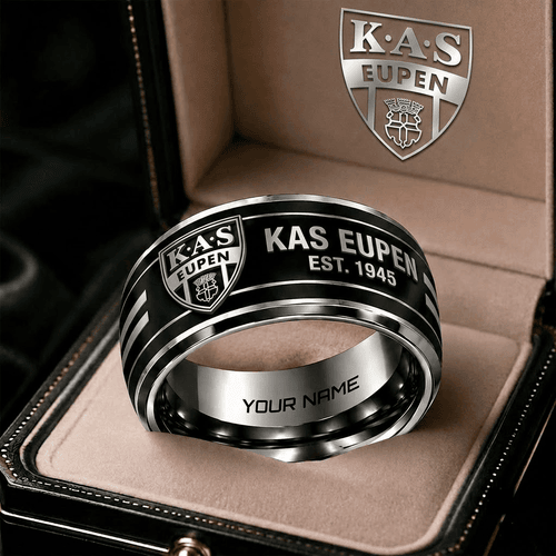 KAS Eupen Belgian Pro League Personalized Ring Gift Style 2