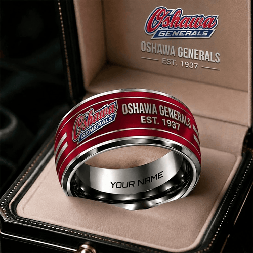 Oshawa Generals OHL Personalized Ring Gift Style 2
