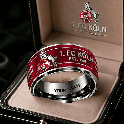 1. FC Köln Bundesliga Personalized Ring Gift Style 2