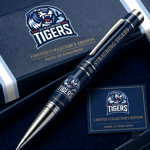 Straubing Tigers DEL Personalized Ballpoint Pen