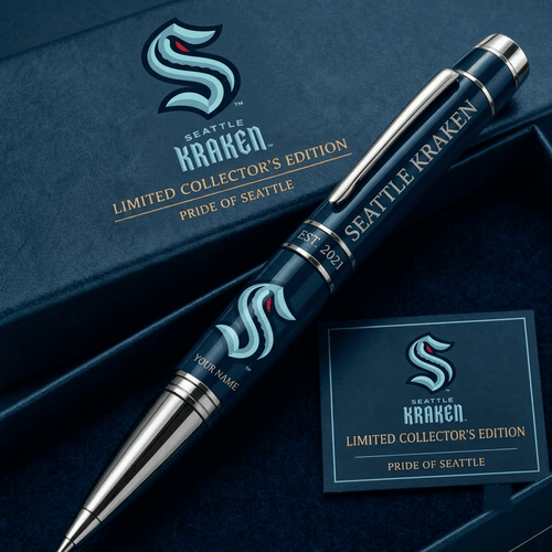 Seattle Kraken NHL Team Personalized Ballpoint Pen