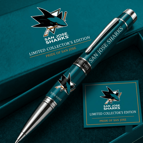 San Jose Sharks NHL Team Personalized Ballpoint Pen