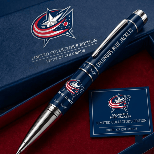 Columbus Blue Jackets NHL Team Personalized Ballpoint Pen