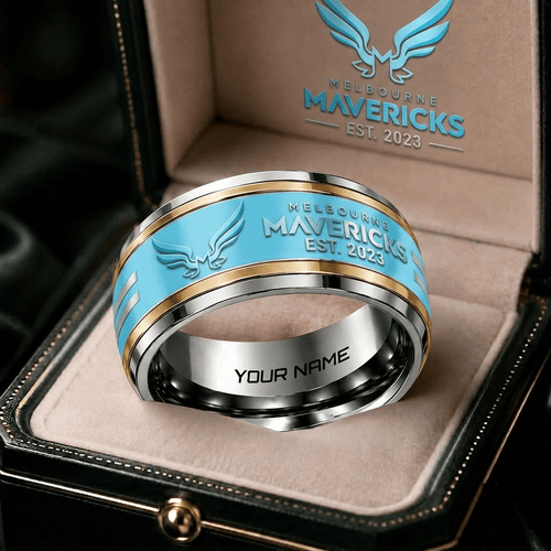 Melbourne Mavericks Suncorp Super Netball Personalized Ring Gift