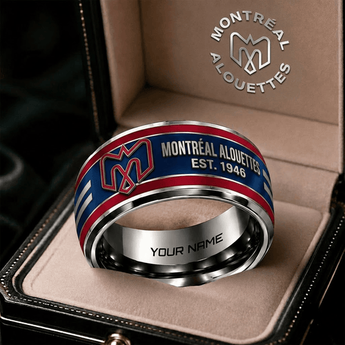 Montreal Alouettes CFL Personalized Ring Gift
