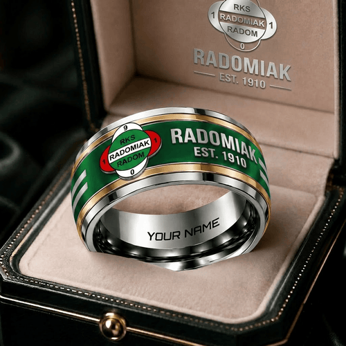 Radomiak Radom Ekstraklasa Team Personalized Ring Gift