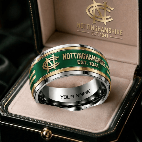 Nottinghamshire One Day Cup Team Personalized Ring Gift