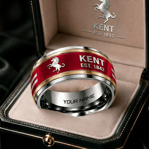 Kent One Day Cup Team Personalized Ring Gift