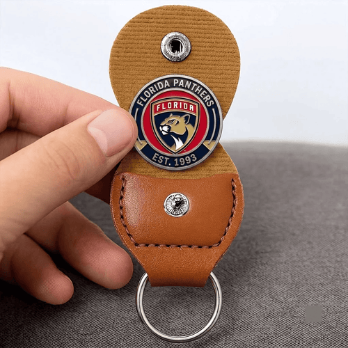 Florida Panthers NHL Pocket Hug & Coin – Fan Gift, Custom Name Coin, Collectible Keepsake
