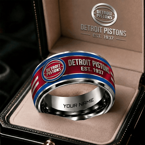 Detroit Pistons NBA Personalized Ring Gift