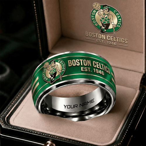 Boston Celtics NBA Personalized Ring Gift