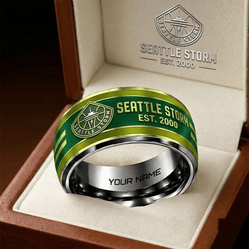 Seattle Storm WNBA Personalized Ring Gift