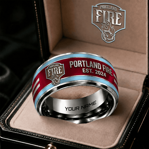 Portland Fire WNBA Personalized Ring Gift