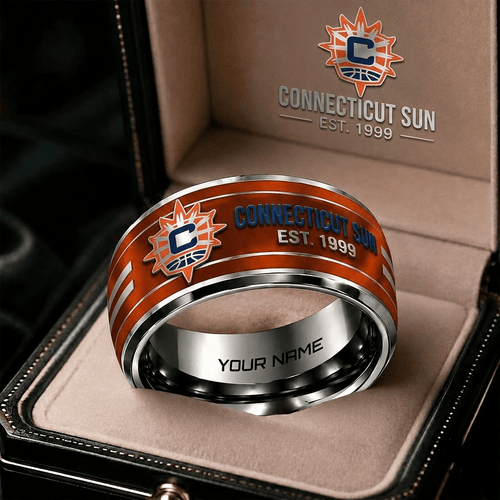 Connecticut Sun WNBA Personalized Ring Gift
