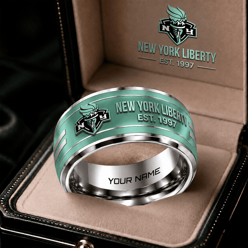 New York Liberty WNBA Personalized Ring Gift