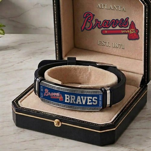 Atlanta Braves MLB Personalized Bracelet