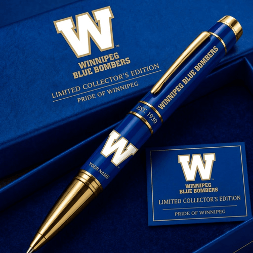 Winnipeg Blue Bombers CFL Personalized Ballpoint Pen