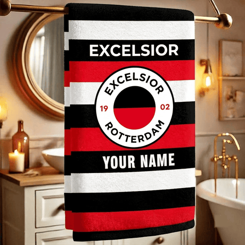 Excelsior Eredivisie Team Personalized Bath Towel Gift