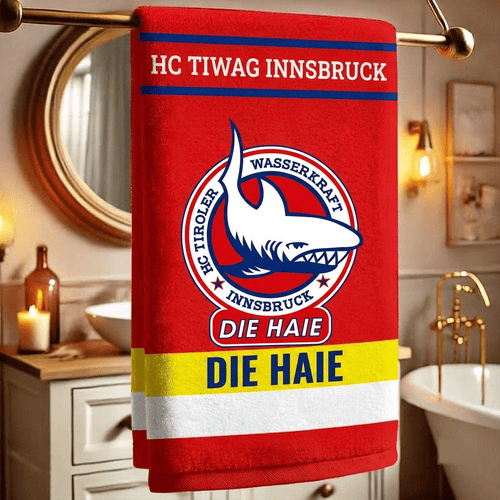 HC TIWAG Innsbruck ICEHL Team Personalized Bath Towel Gift