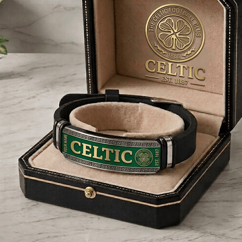 Celtic Scottish Premiership Personalized Bracelet