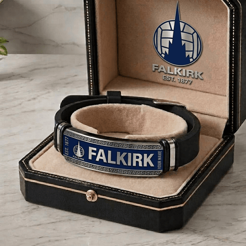 Falkirk Scottish Premiership Personalized Bracelet