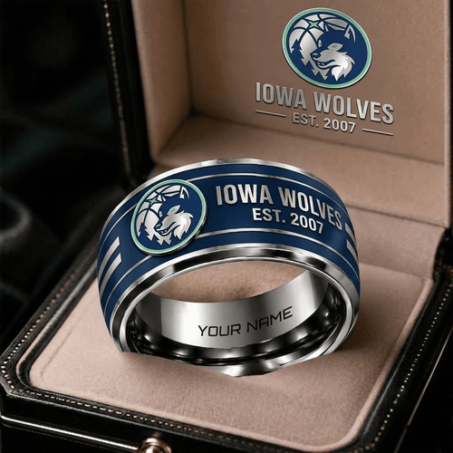 Iowa Wolves NBA G League Personalized Ring Gift