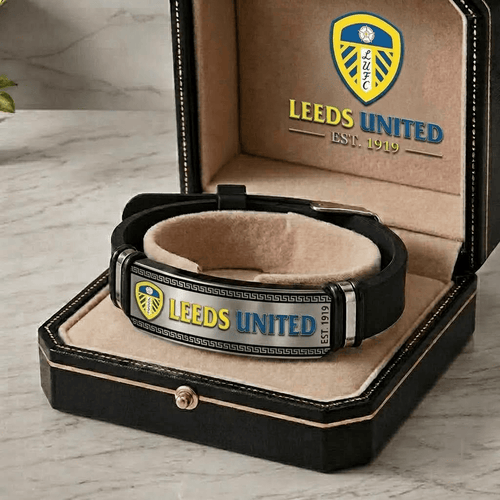 Leeds United EPL Personalized Bracelet