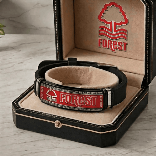 Nottingham Forest EPL Personalized Bracelet