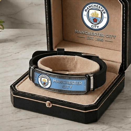Manchester City EPL Personalized Bracelet
