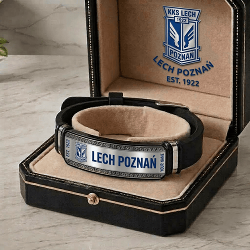 Lech Poznań Ekstraklasa Personalized Bracelet
