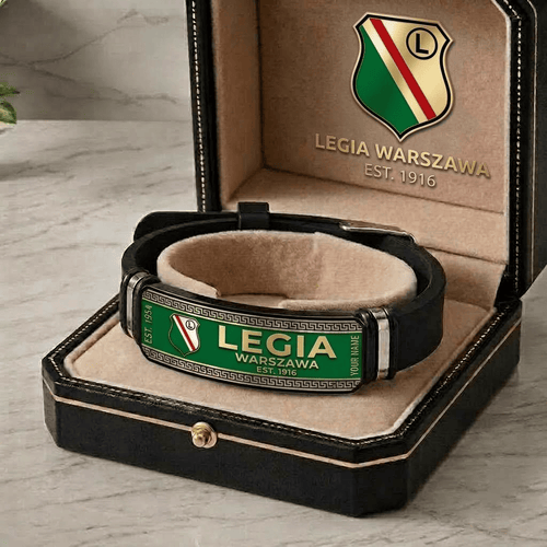 Legia Warszawa Ekstraklasa Personalized Bracelet