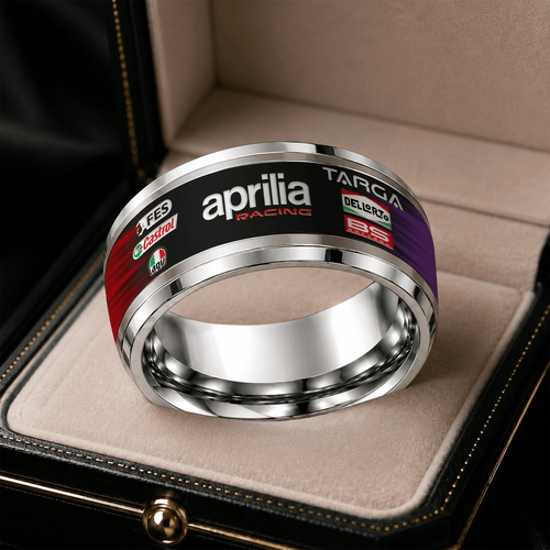 Aprilia Racing Moto GP Team Personalized Ring