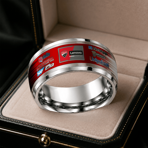 Ducati Lenovo Team Moto GP Team Personalized Ring