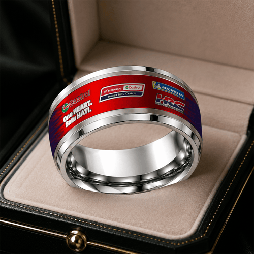 Honda HRC Castrol Moto GP Team Personalized Ring