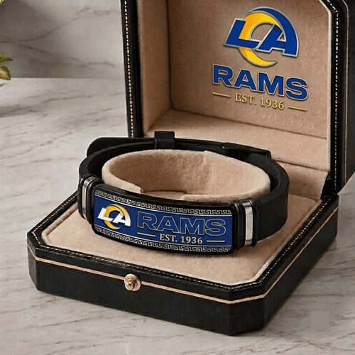 Los Angeles Rams NFL Personalized Bracelet
