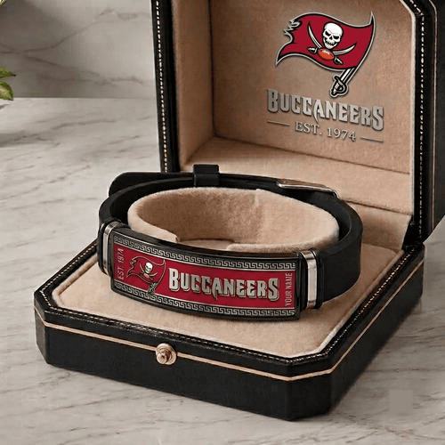Tampa Bay Buccaneers NFL Personalized Bracelet