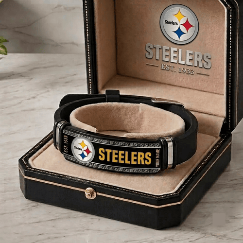 Pittsburgh Steelers NFL Personalized Bracelet