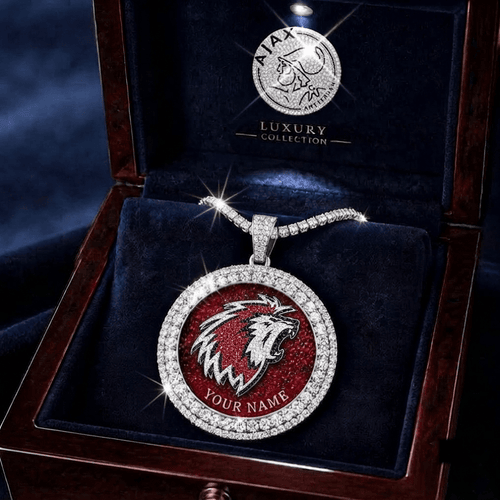 Lausanne HC NL New Cityline Circle Necklace Custom Any Name Gifts