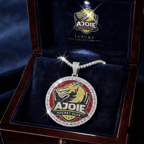 HC Ajoie NL New Cityline Circle Necklace Custom Any Name Gifts