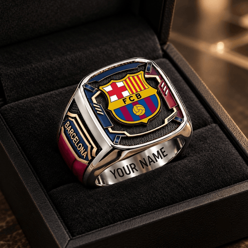 Barcelona La Liga Custom Fan Ring Print Style 3