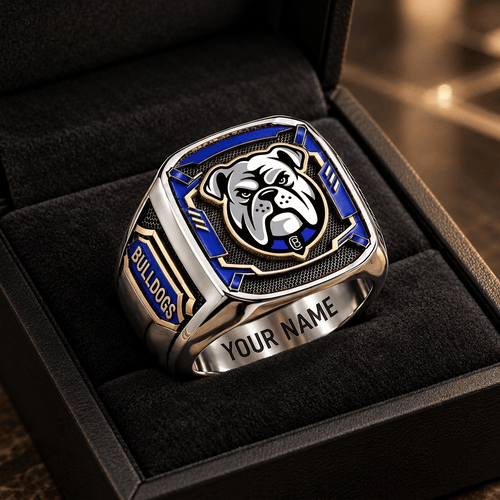 Canterbury Bankstown Bulldogs NRL Custom Fan Ring Print Style 3