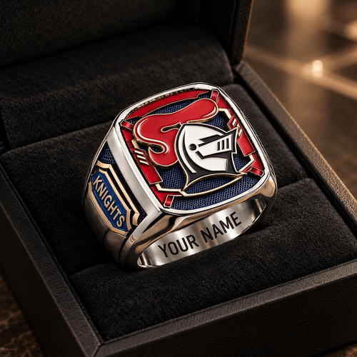 Newcastle Knights NRL Custom Fan Ring Print Style 3