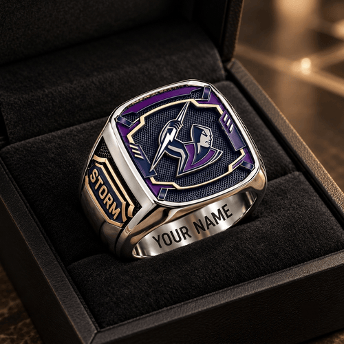 Melbourne Storm NRL Custom Fan Ring Print Style 3