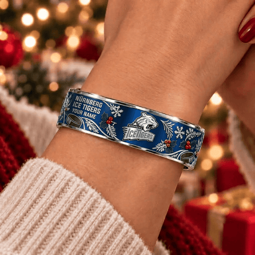 Nürnberg Ice Tigers DEL Christmas Bracelet Custom Any Name Gifts For Fan
